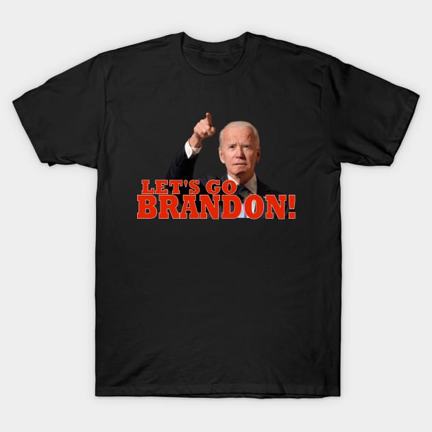 Lets go Brandon meme (red) T-Shirt by NewShift